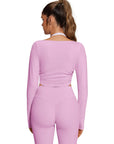 Twist Pilates Long Sleeve Top Workout Set