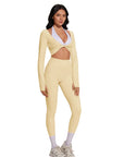 Twist Pilates Long Sleeve Top Workout Set