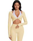 Twist Pilates Long Sleeve Top Workout Set