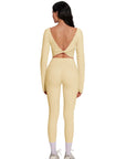 Twist Pilates Long Sleeve Top Workout Set