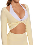 Twist Pilates Long Sleeve Top Workout Set