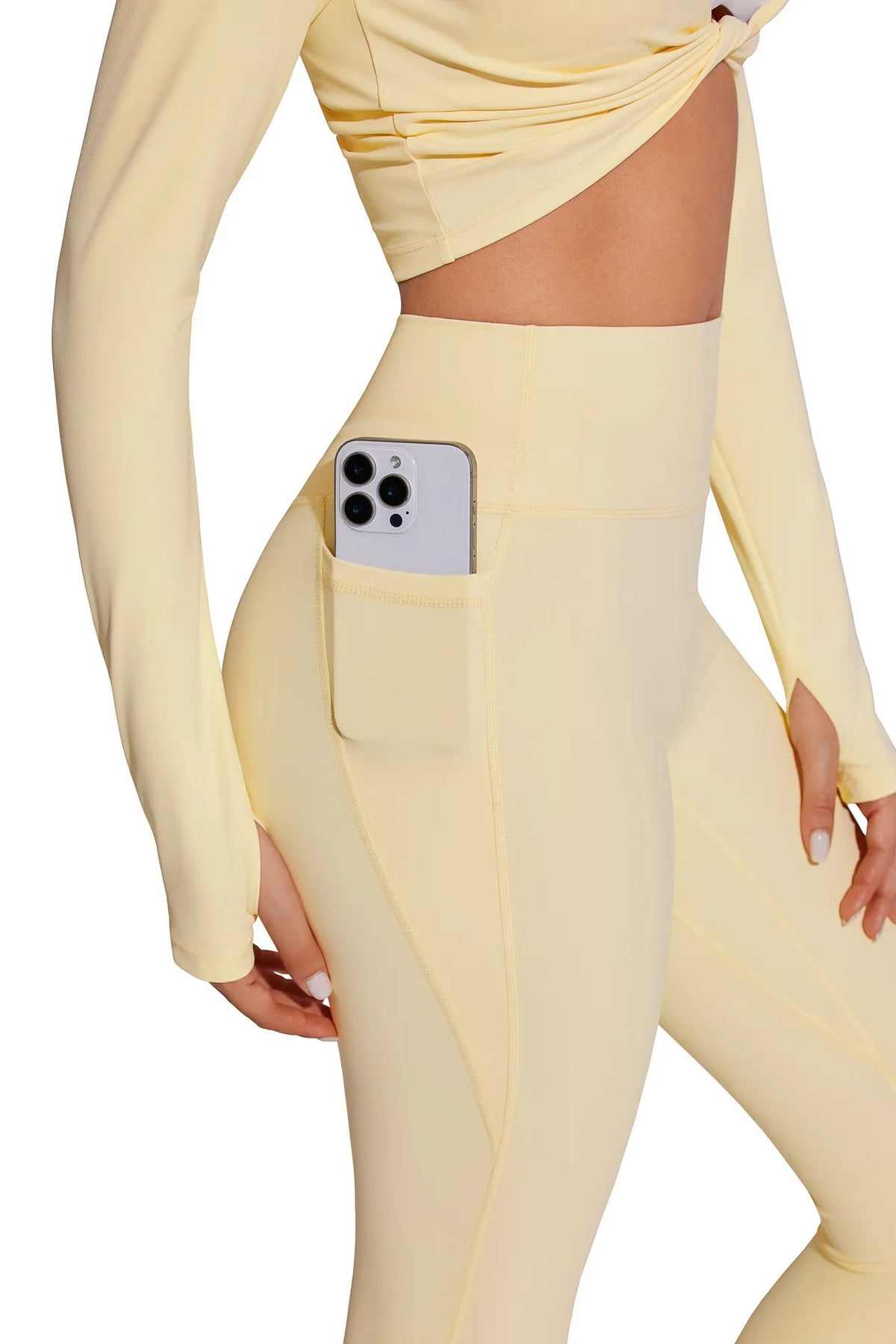 Twist Pilates Long Sleeve Top Workout Set