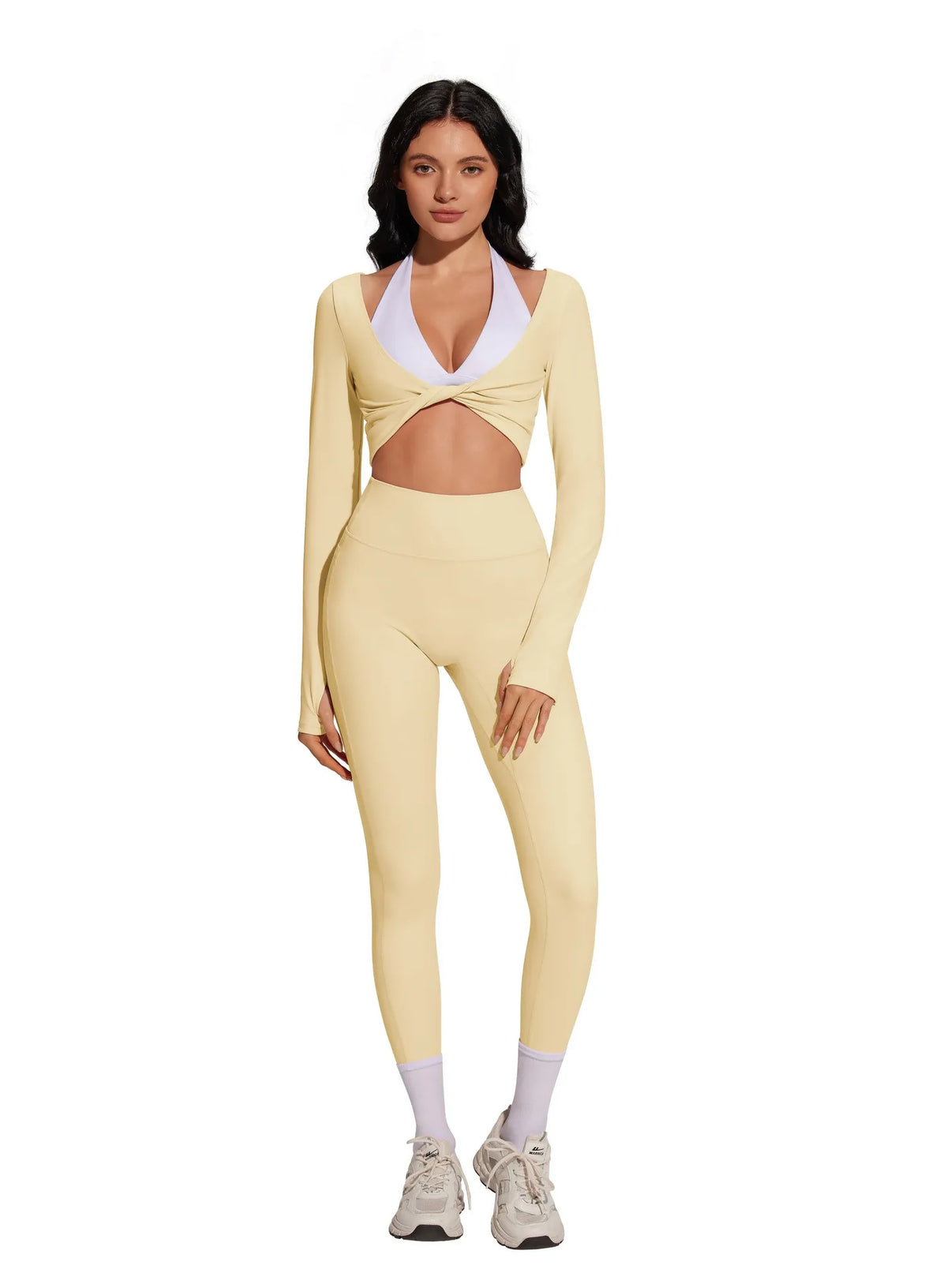Twist Pilates Long Sleeve Top Workout Set
