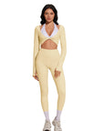 Twist Pilates Long Sleeve Top Workout Set
