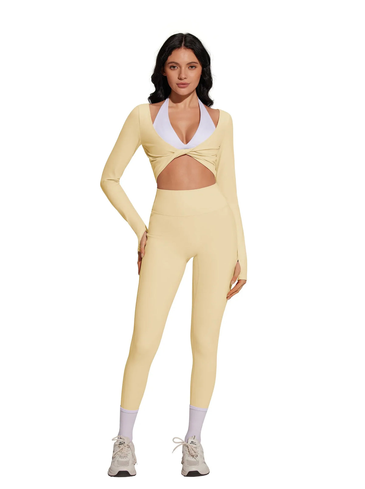 Twist Pilates Long Sleeve Top Workout Set