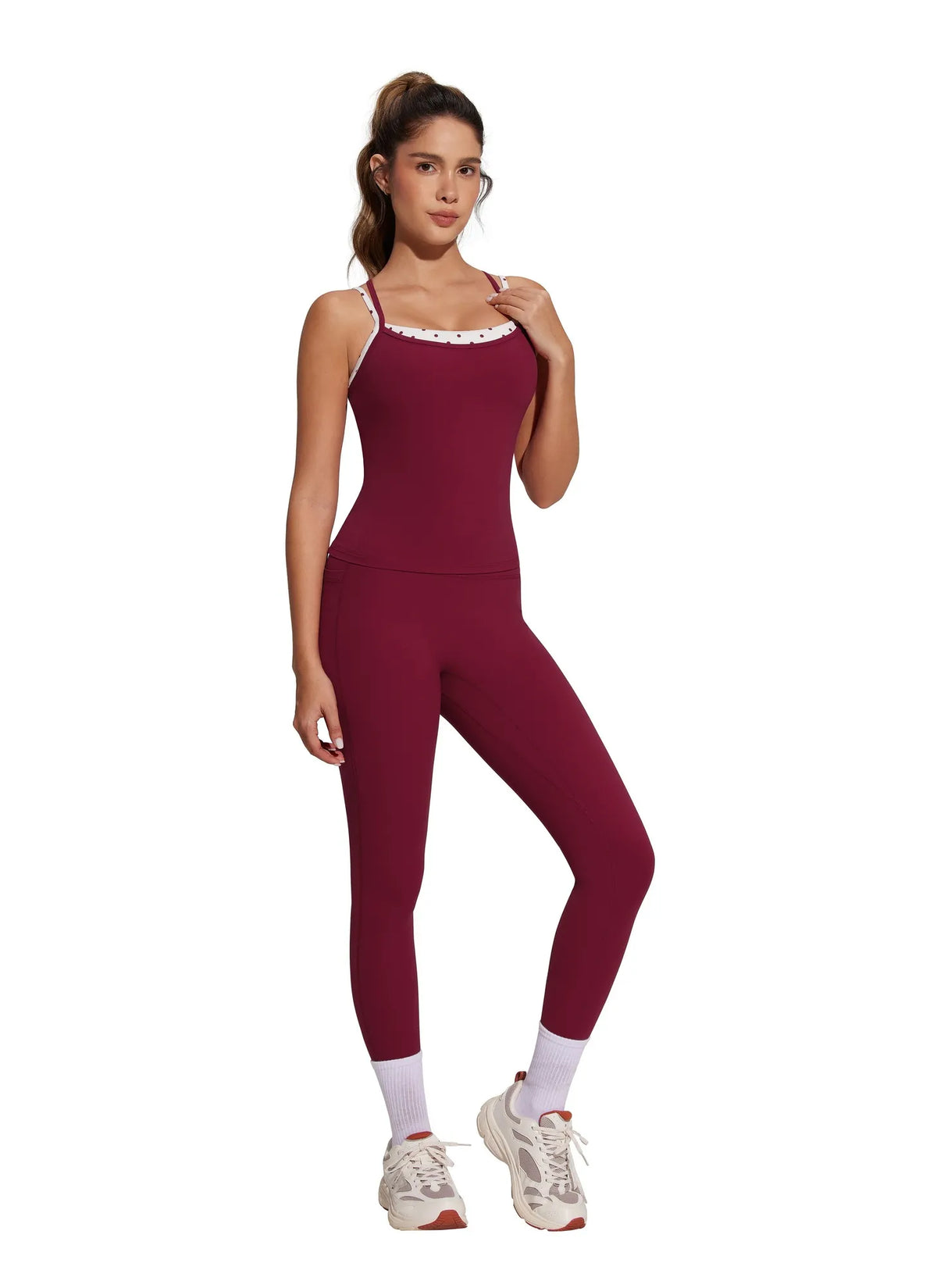 Pilates Outfits Active Layered Workout Set