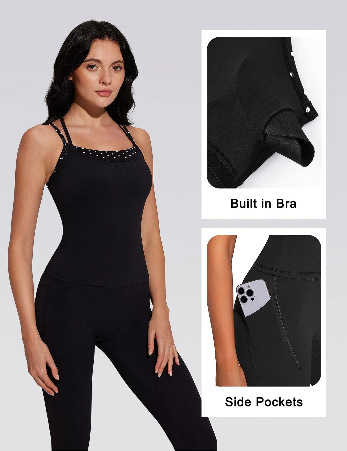 Pilates Outfits Active Layered Workout Set