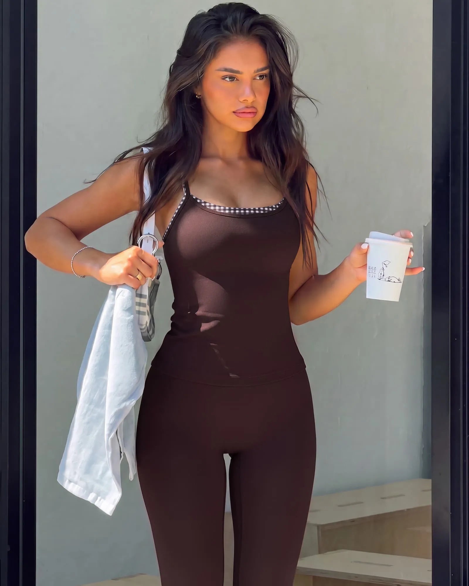 Pilates Outfits Active Layered Workout Set