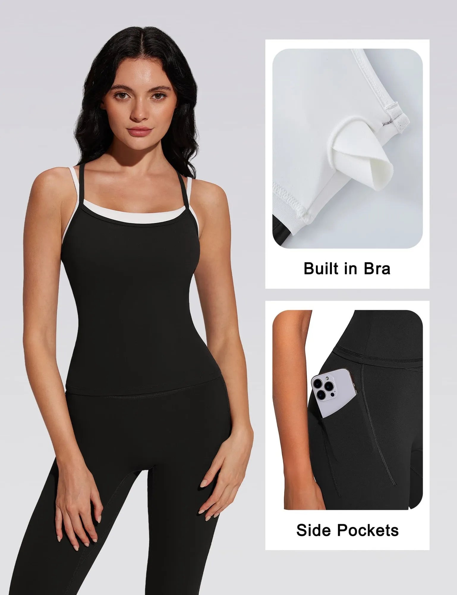 Pilates Outfits Active Layered Workout Set