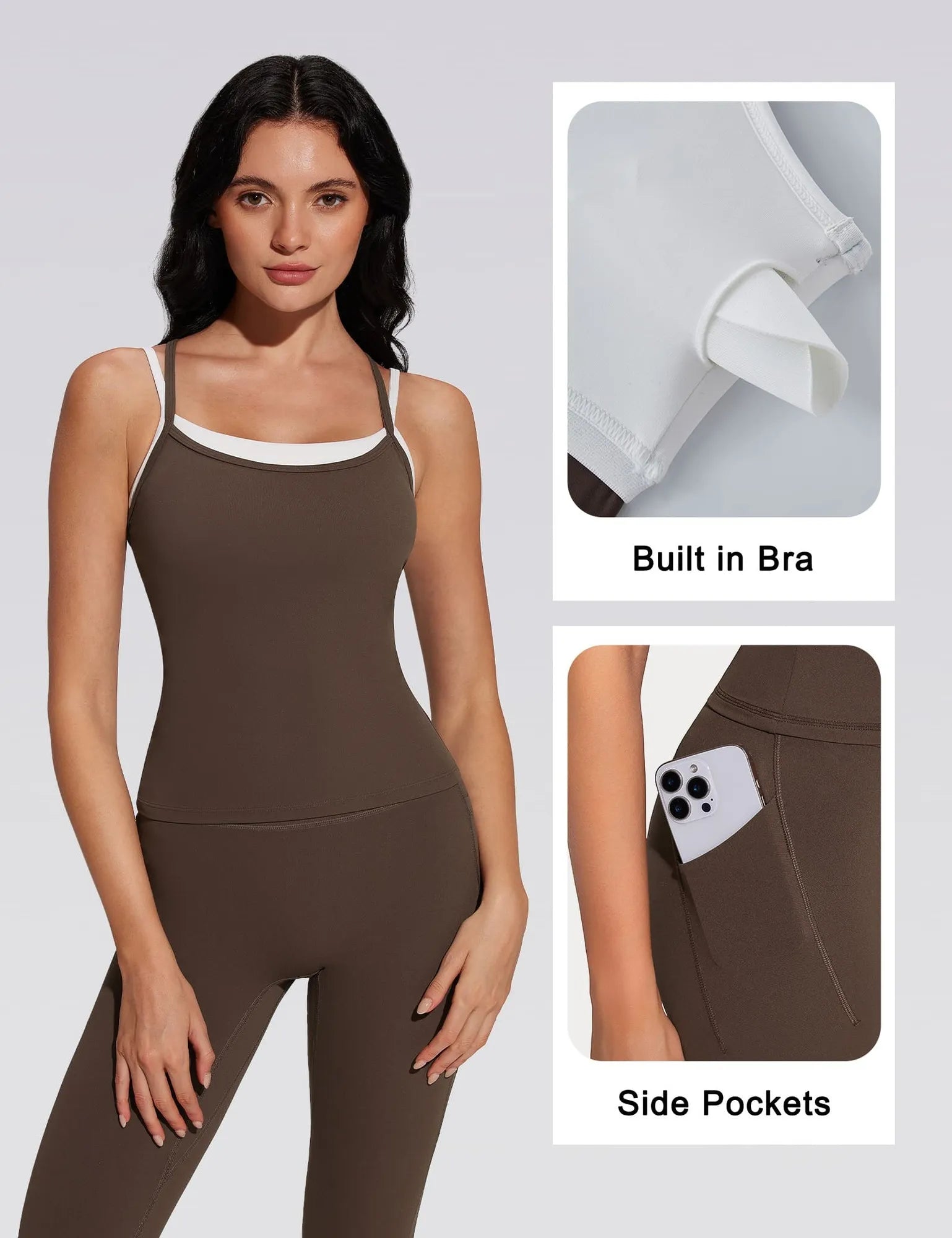 Pilates Outfits Active Layered Workout Set