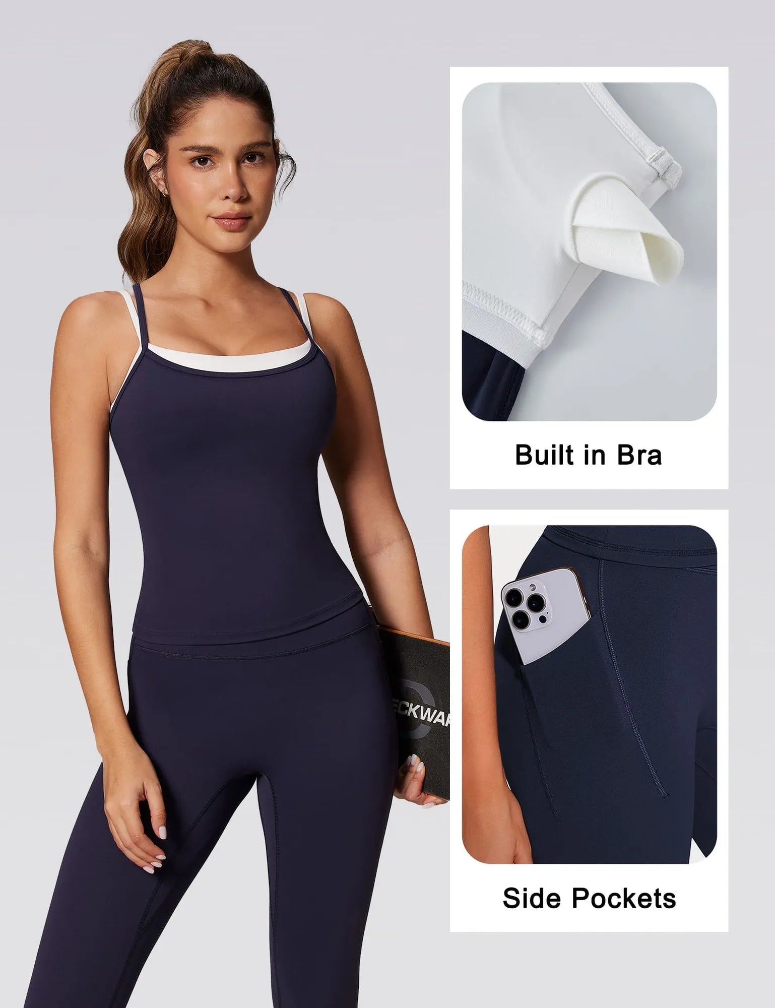 Pilates Outfits Active Layered Workout Set