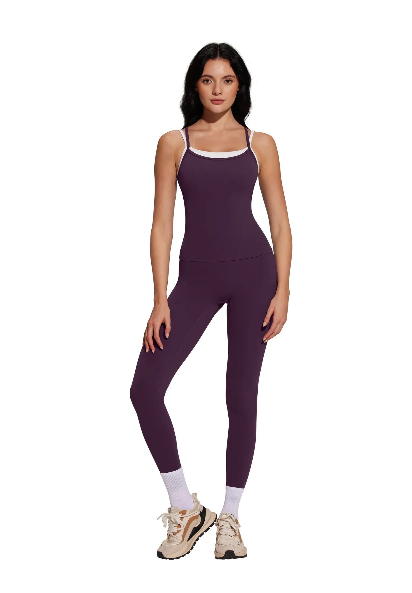 Pilates Outfits Active Layered Workout Set