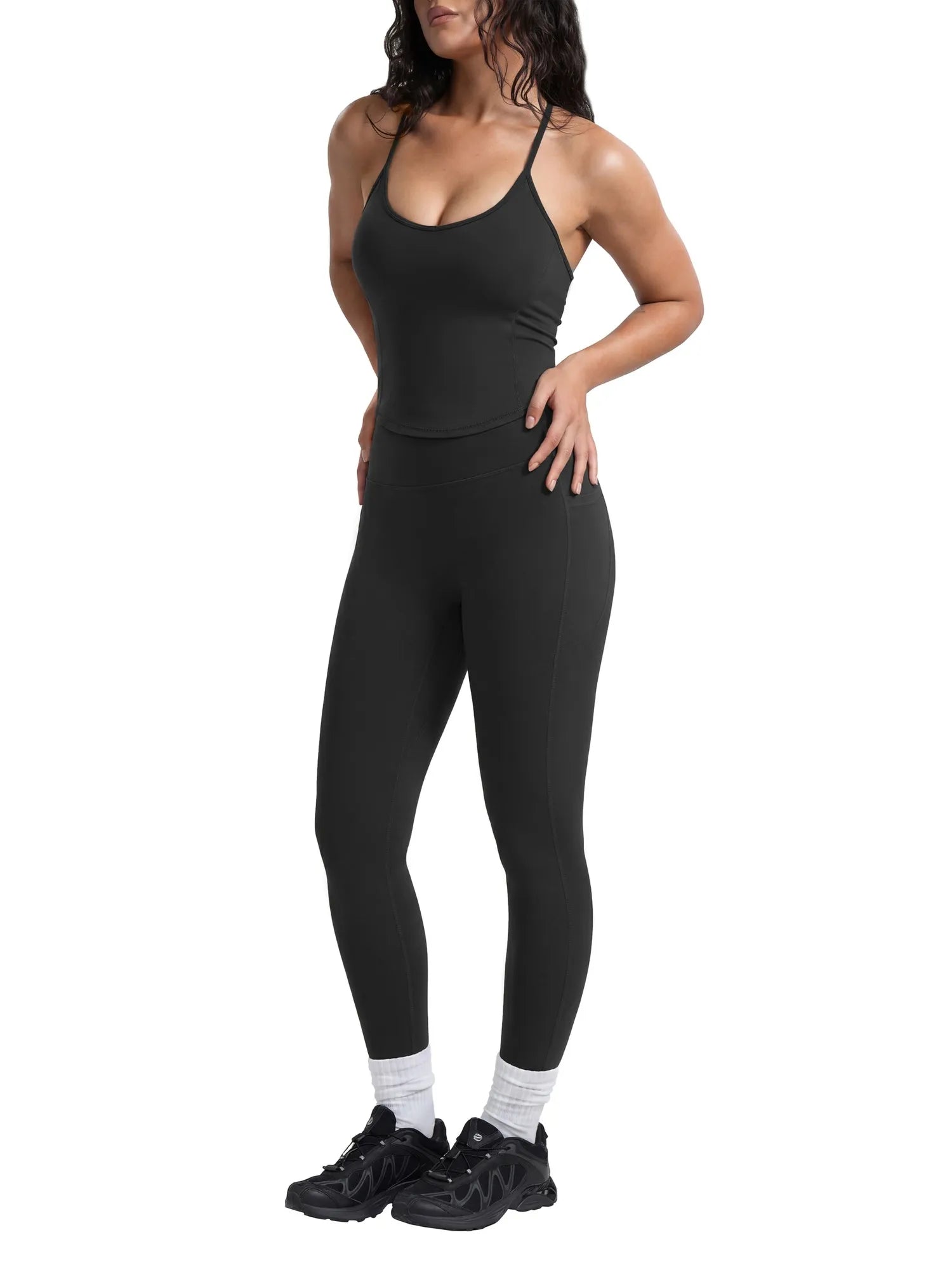 Y Back Top Leggings Workout Sets-SUUKSESS-SUUKSESS