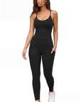 Y Back Top Leggings Workout Sets-SUUKSESS-SUUKSESS
