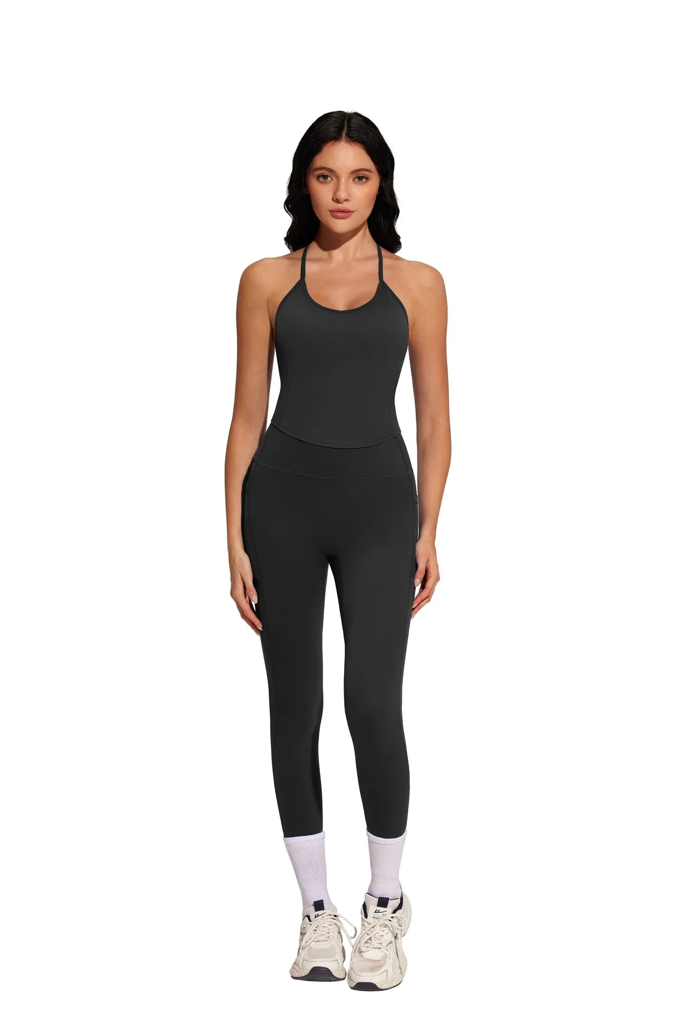 Y Back Top Leggings Workout Sets-SUUKSESS-SUUKSESS