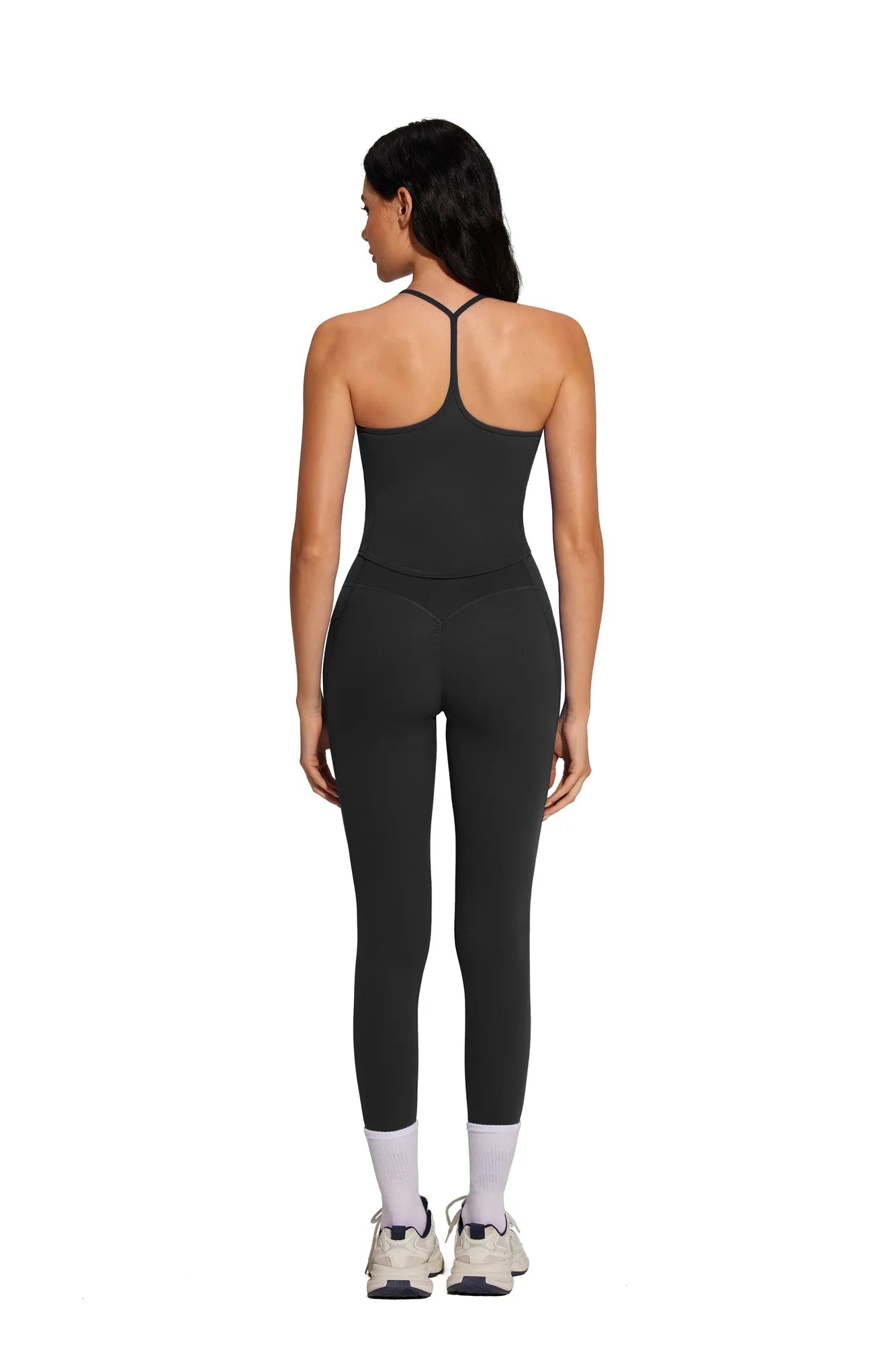 Y Back Top Leggings Workout Sets-SUUKSESS-SUUKSESS