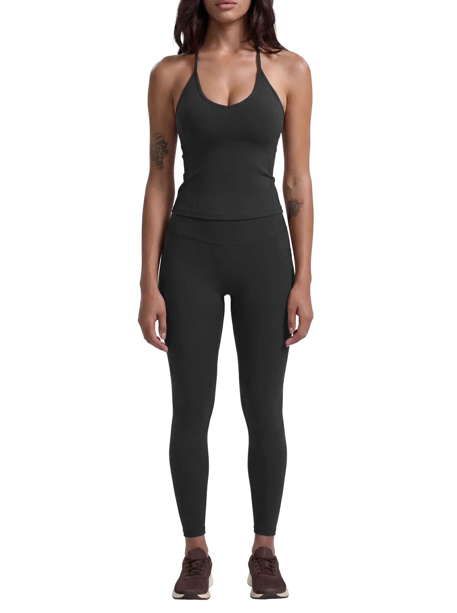 Y Back Top Leggings Workout Sets-SUUKSESS-SUUKSESS