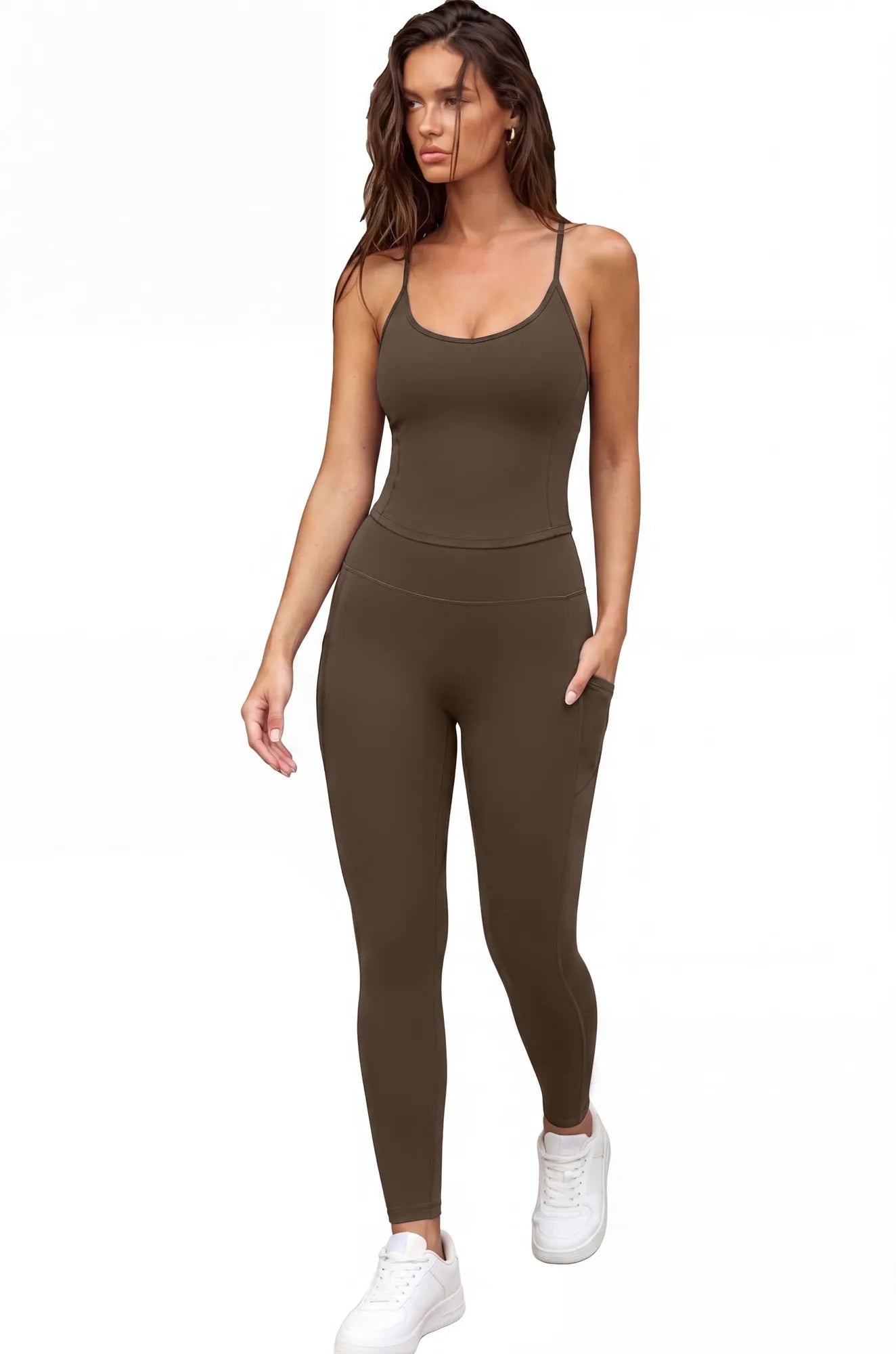 Y Back Top Leggings Workout Sets-SUUKSESS-SUUKSESS