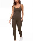 Y Back Top Leggings Workout Sets-SUUKSESS-SUUKSESS