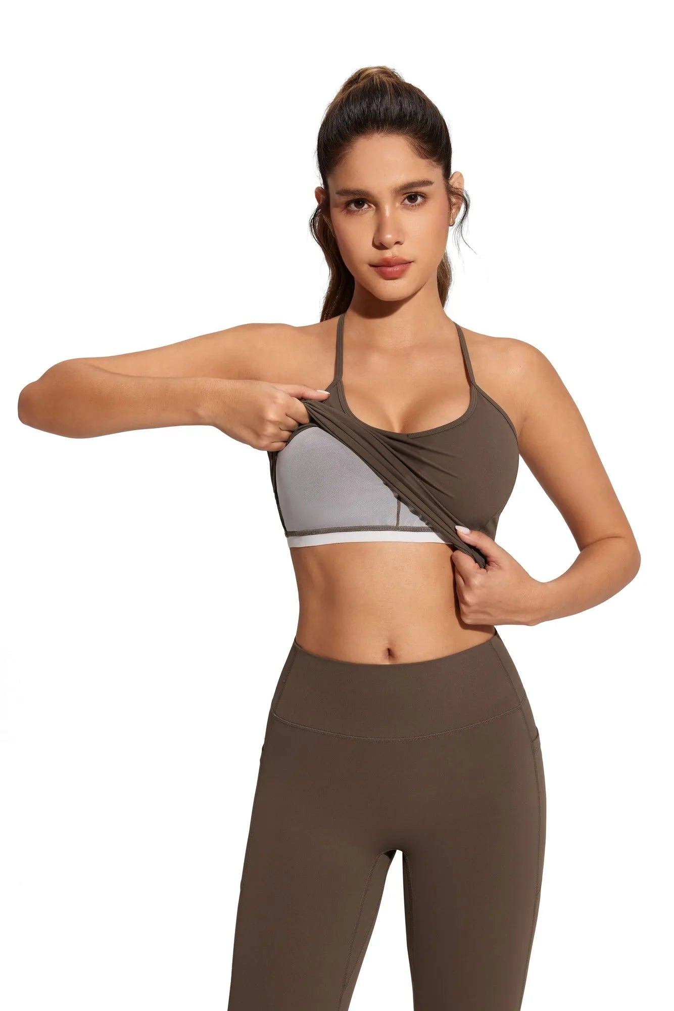 Y Back Top Leggings Workout Sets-SUUKSESS-SUUKSESS