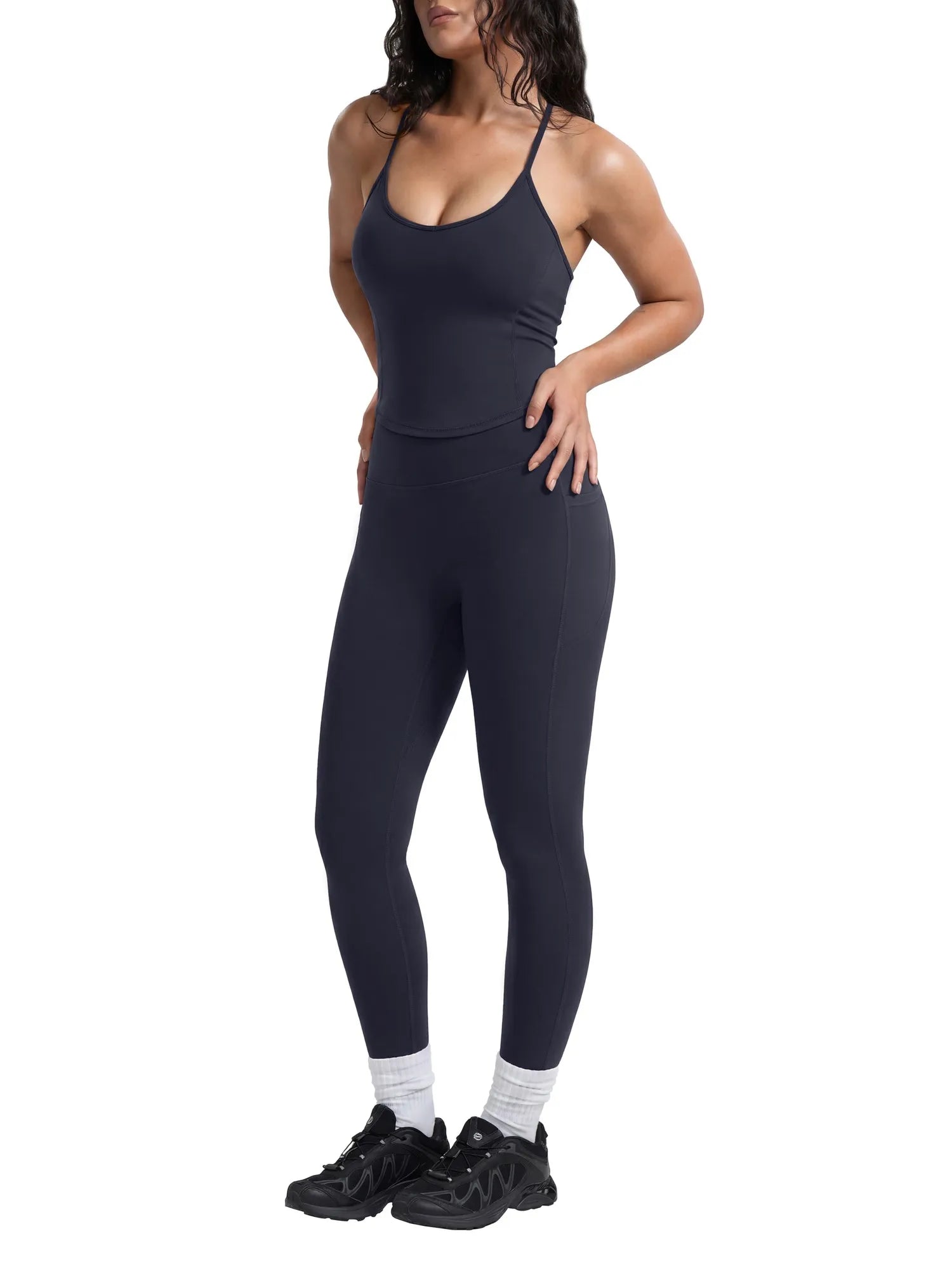 Y Back Top Leggings Workout Sets-SUUKSESS-SUUKSESS