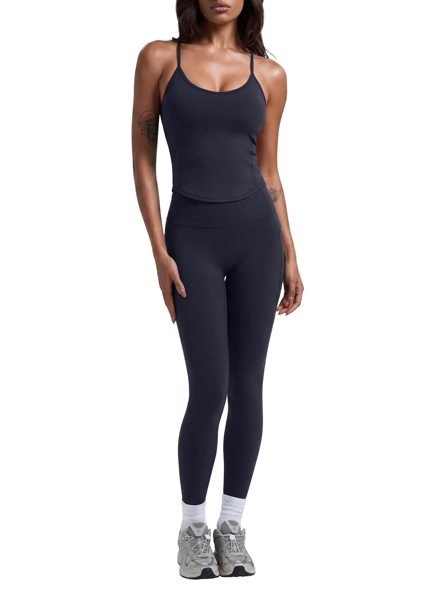 Y Back Top Leggings Workout Sets-SUUKSESS-SUUKSESS