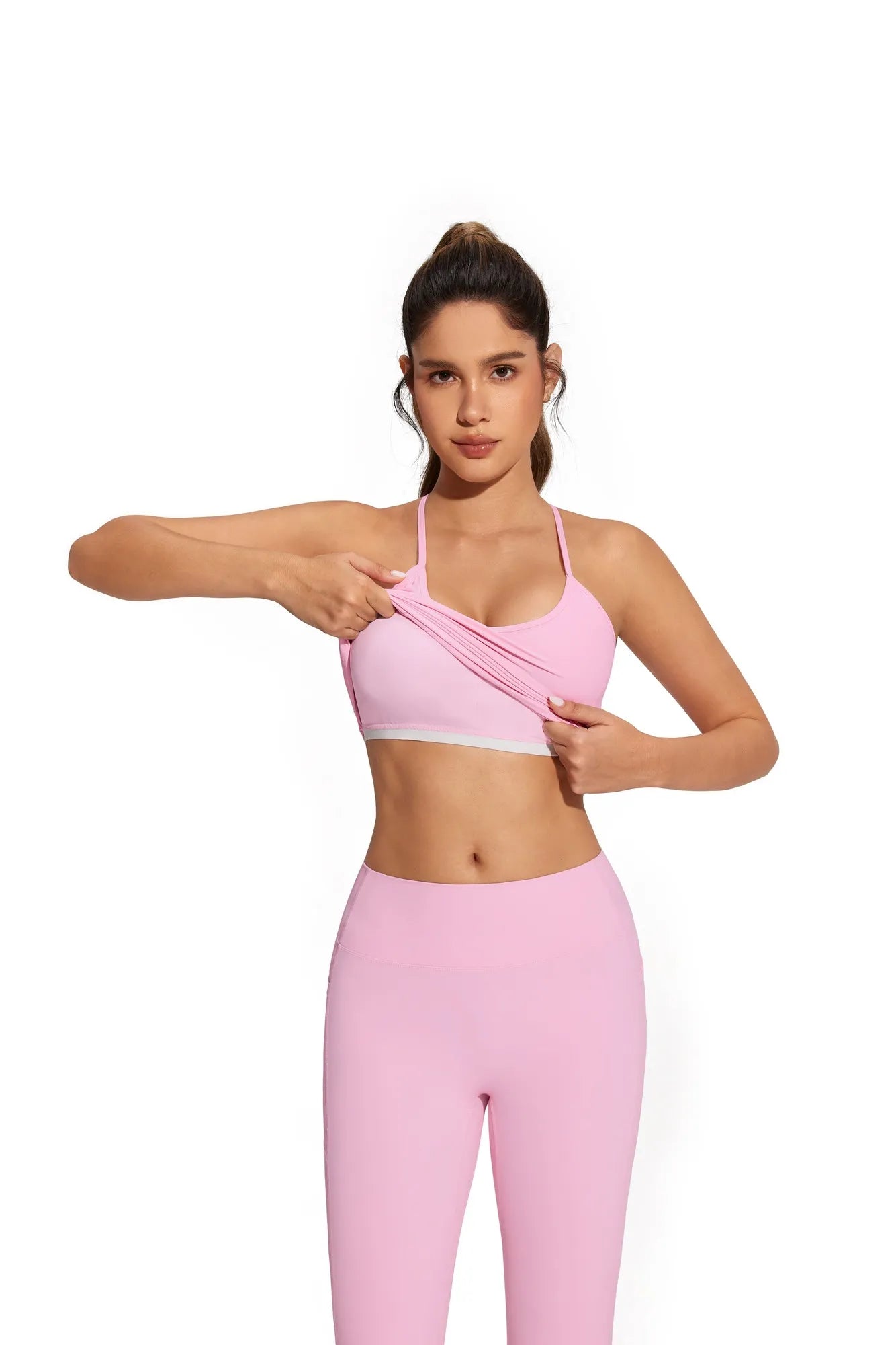 Y Back Top Leggings Workout Sets-SUUKSESS-SUUKSESS