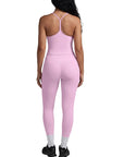 Y Back Top Leggings Workout Sets-SUUKSESS-SUUKSESS