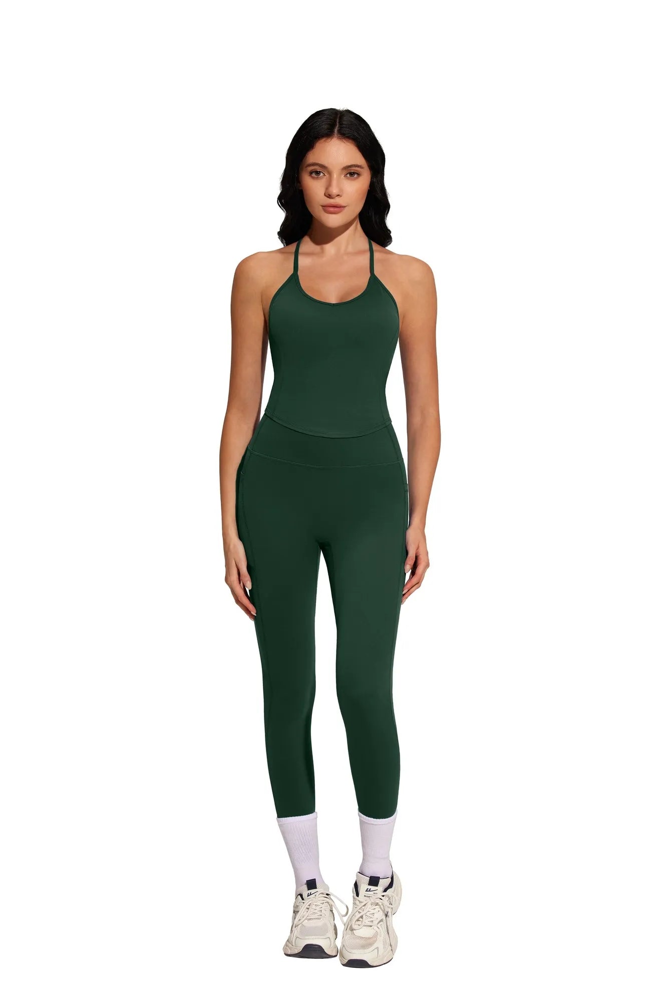 Y Back Top Leggings Workout Sets-SUUKSESS-SUUKSESS
