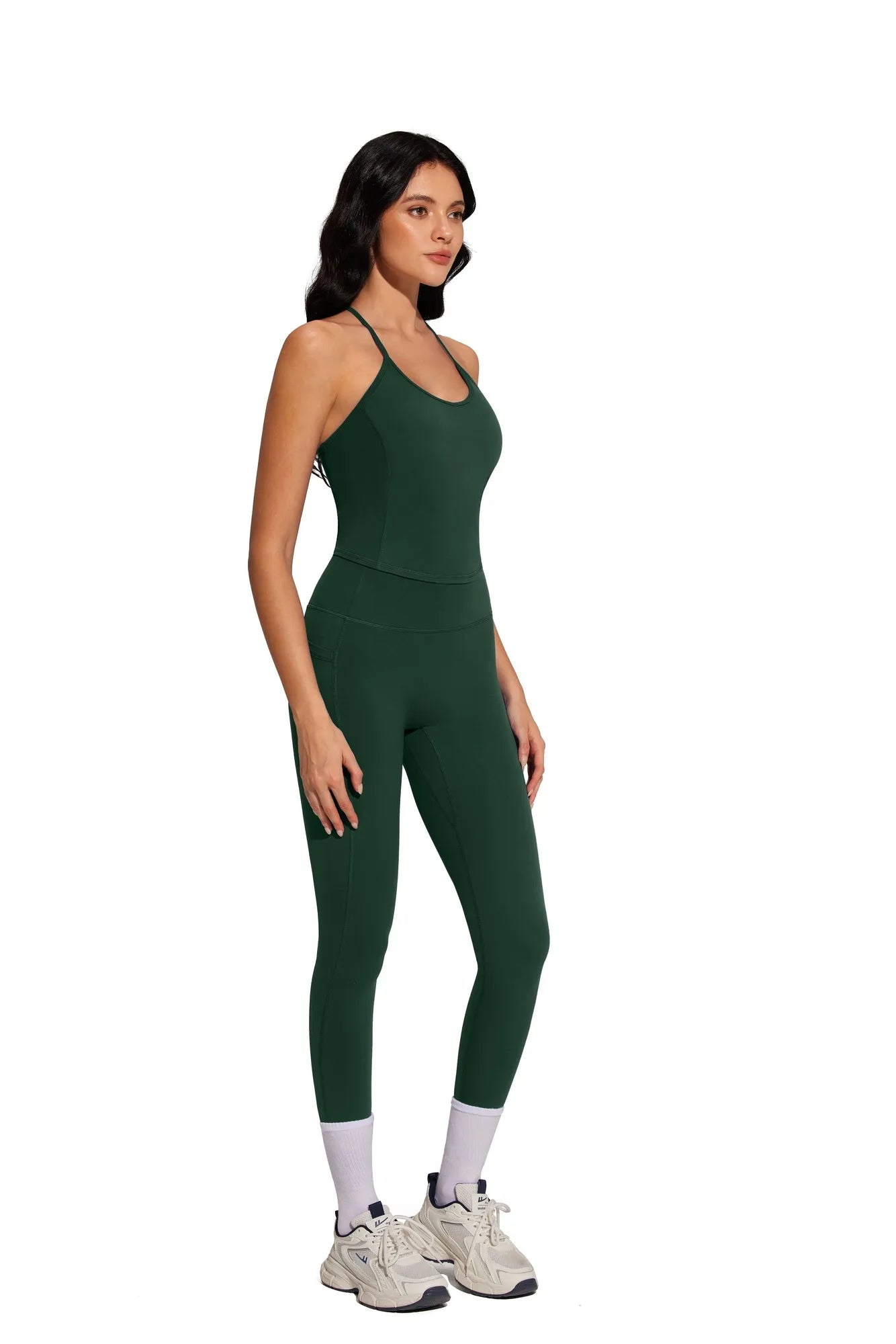 Y Back Top Leggings Workout Sets-SUUKSESS-SUUKSESS
