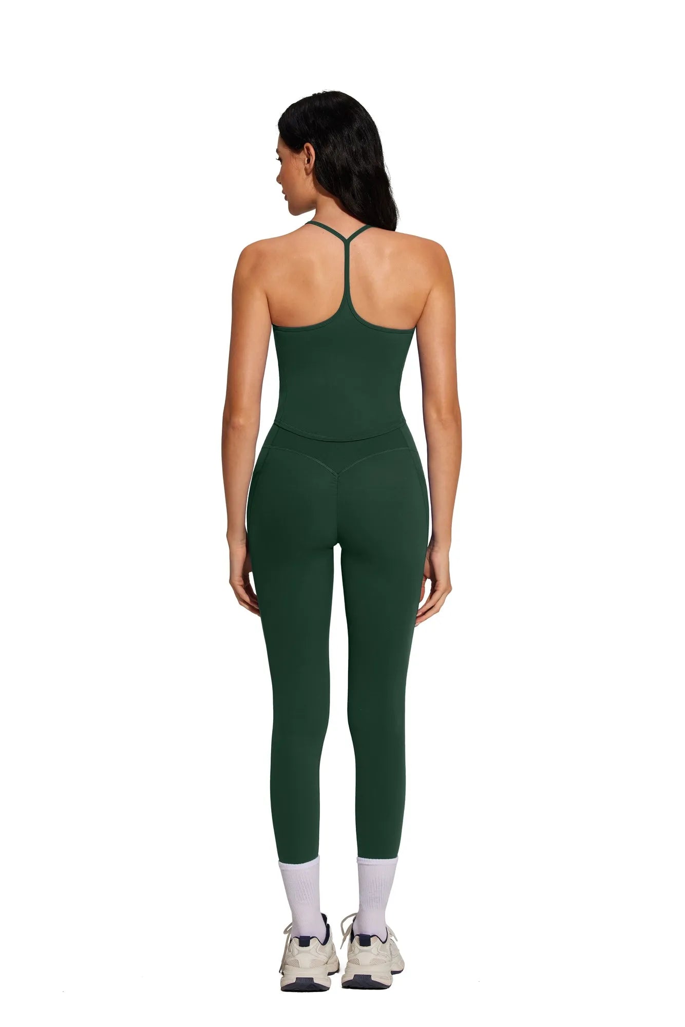 Y Back Top Leggings Workout Sets-SUUKSESS-SUUKSESS