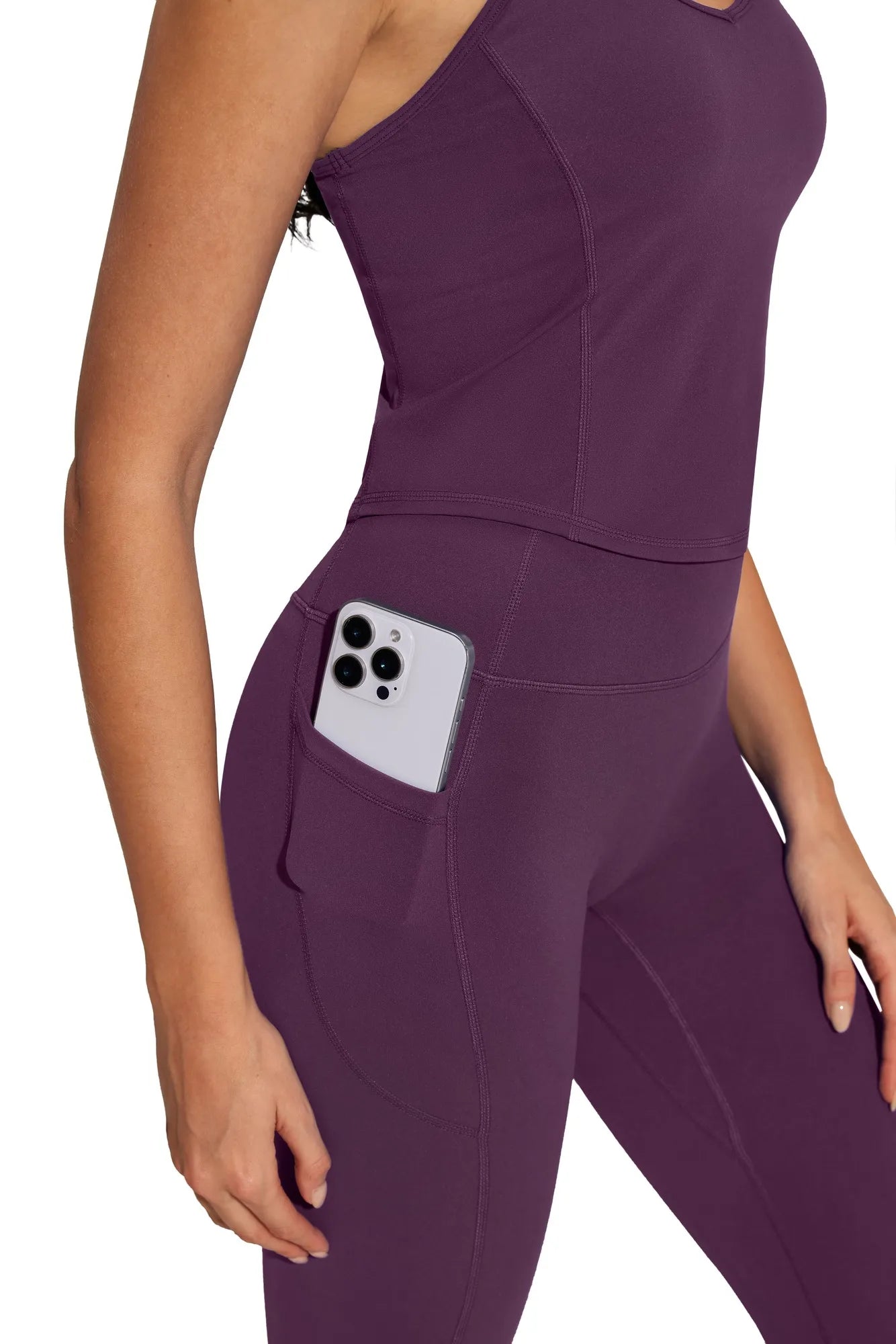 Y Back Top Leggings Workout Sets-SUUKSESS-SUUKSESS