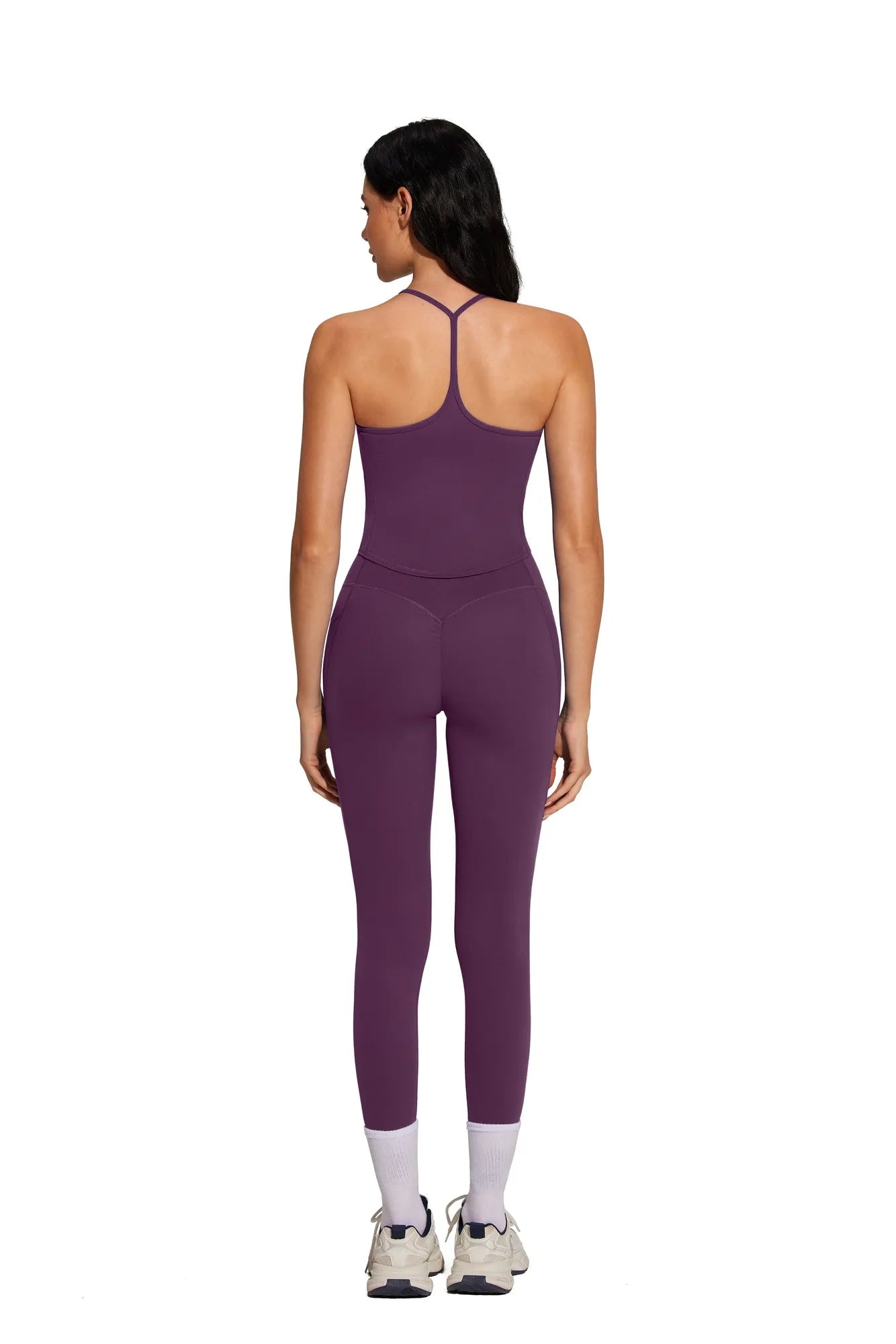 Y Back Top Leggings Workout Sets-SUUKSESS-SUUKSESS