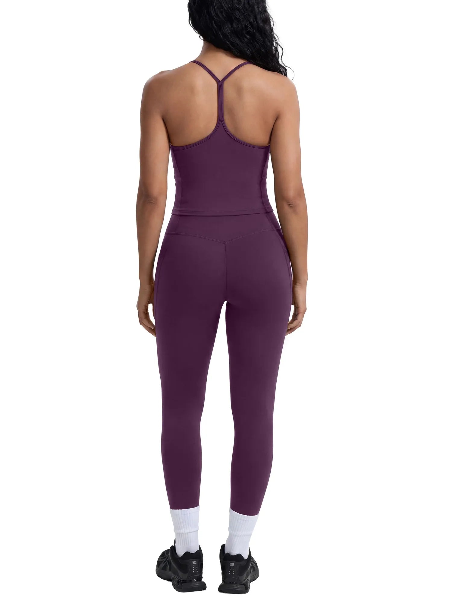 Y Back Top Leggings Workout Sets-SUUKSESS-SUUKSESS
