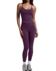 Y Back Top Leggings Workout Sets-SUUKSESS-SUUKSESS