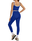 Padded Crop Camis Leggings Workout Set