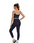 Padded Crop Camis Leggings Workout Set