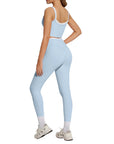 Padded Crop Camis Leggings Workout Set