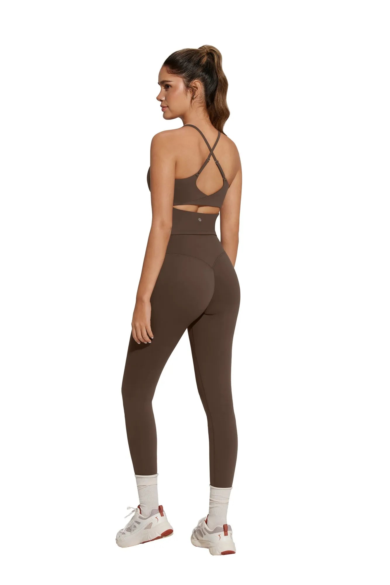 Twist Back Leggings Workout Sets-SUUKSESS-SUUKSESS