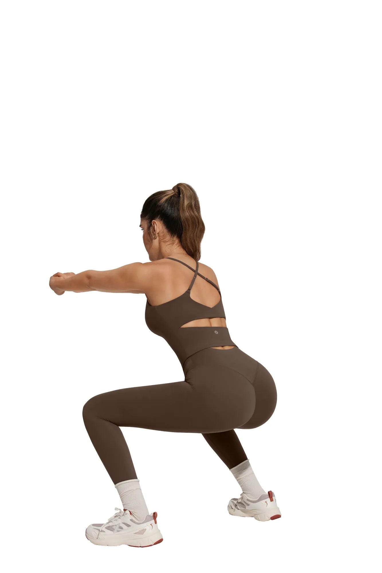 Twist Back Leggings Workout Sets-SUUKSESS-SUUKSESS