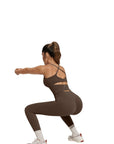 Twist Back Leggings Workout Sets-SUUKSESS-SUUKSESS