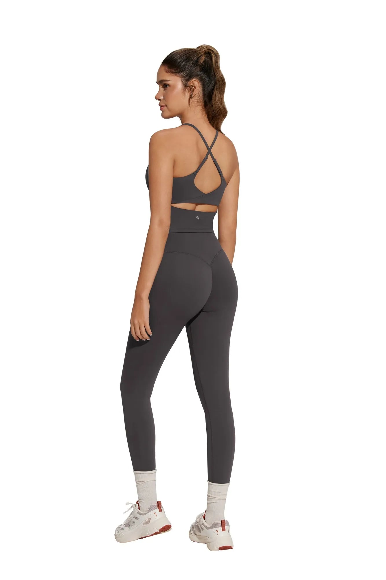 Twist Back Leggings Workout Sets-SUUKSESS-SUUKSESS