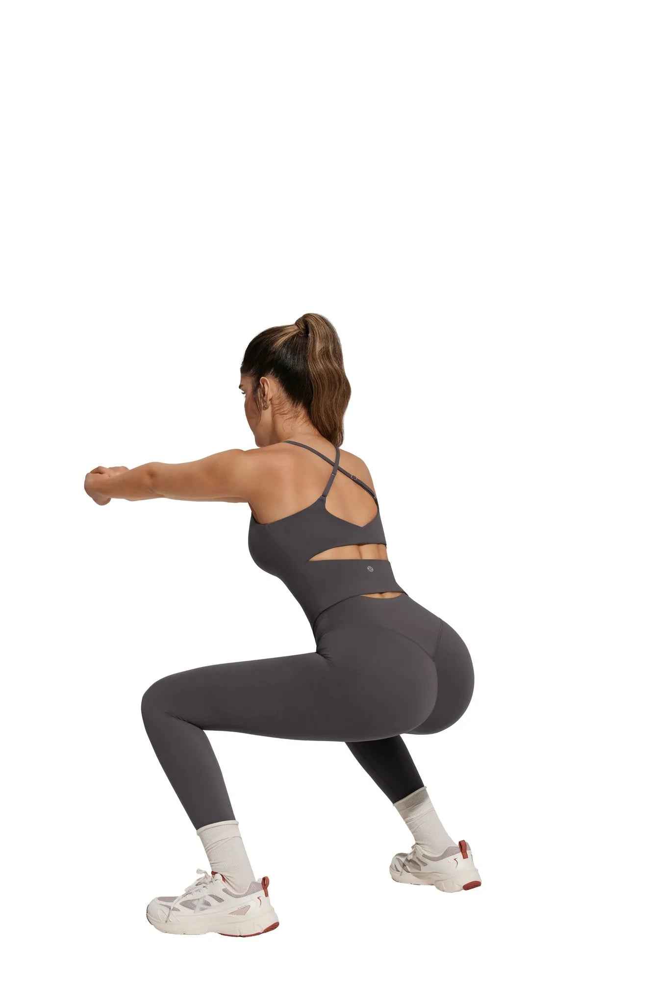 Twist Back Leggings Workout Sets-SUUKSESS-SUUKSESS