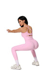 Twist Back Leggings Workout Sets-SUUKSESS-SUUKSESS