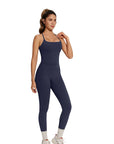 Twist Back Leggings Workout Sets-SUUKSESS-SUUKSESS
