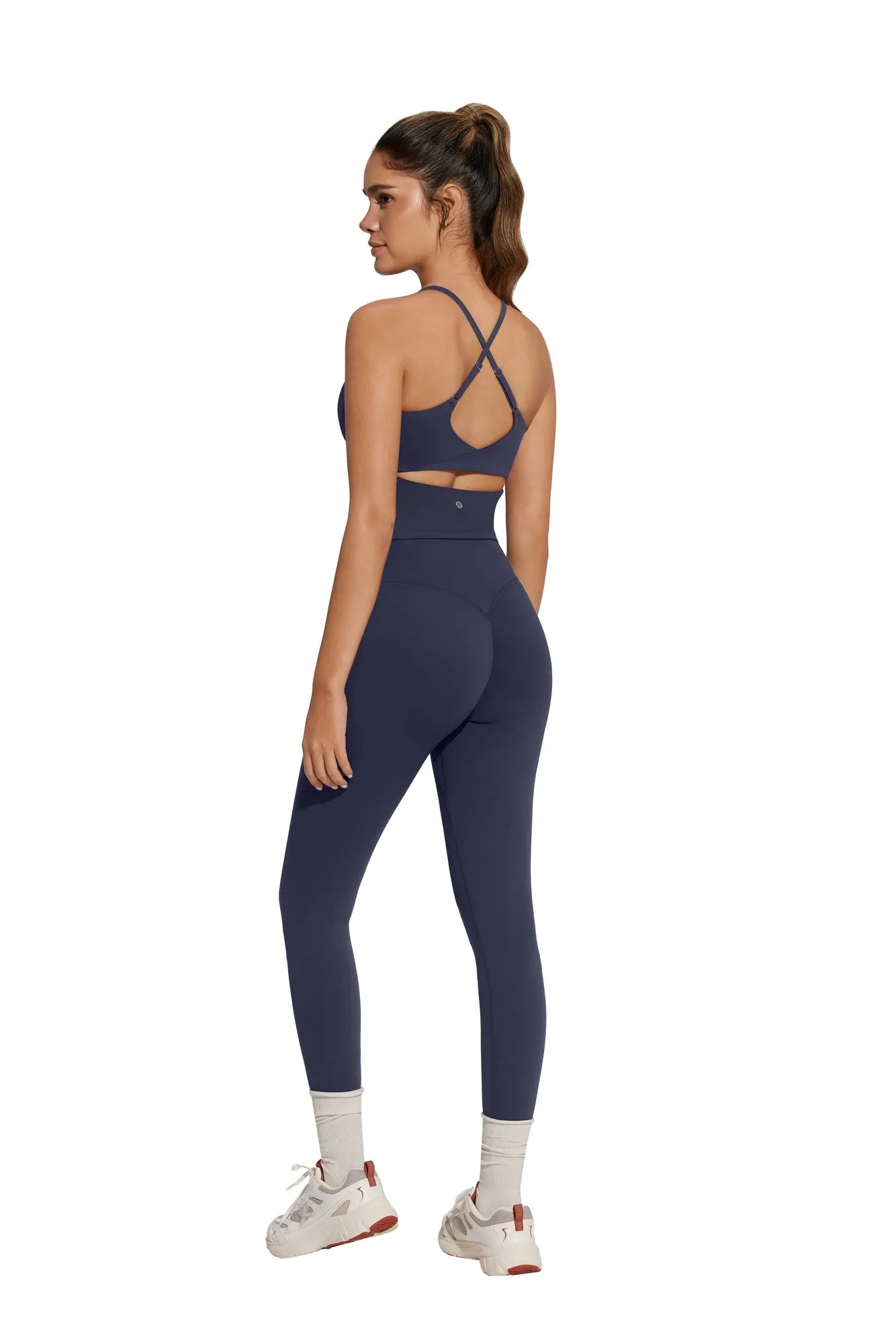 Twist Back Leggings Workout Sets-SUUKSESS-SUUKSESS