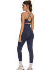 Twist Back Leggings Workout Sets-SUUKSESS-SUUKSESS
