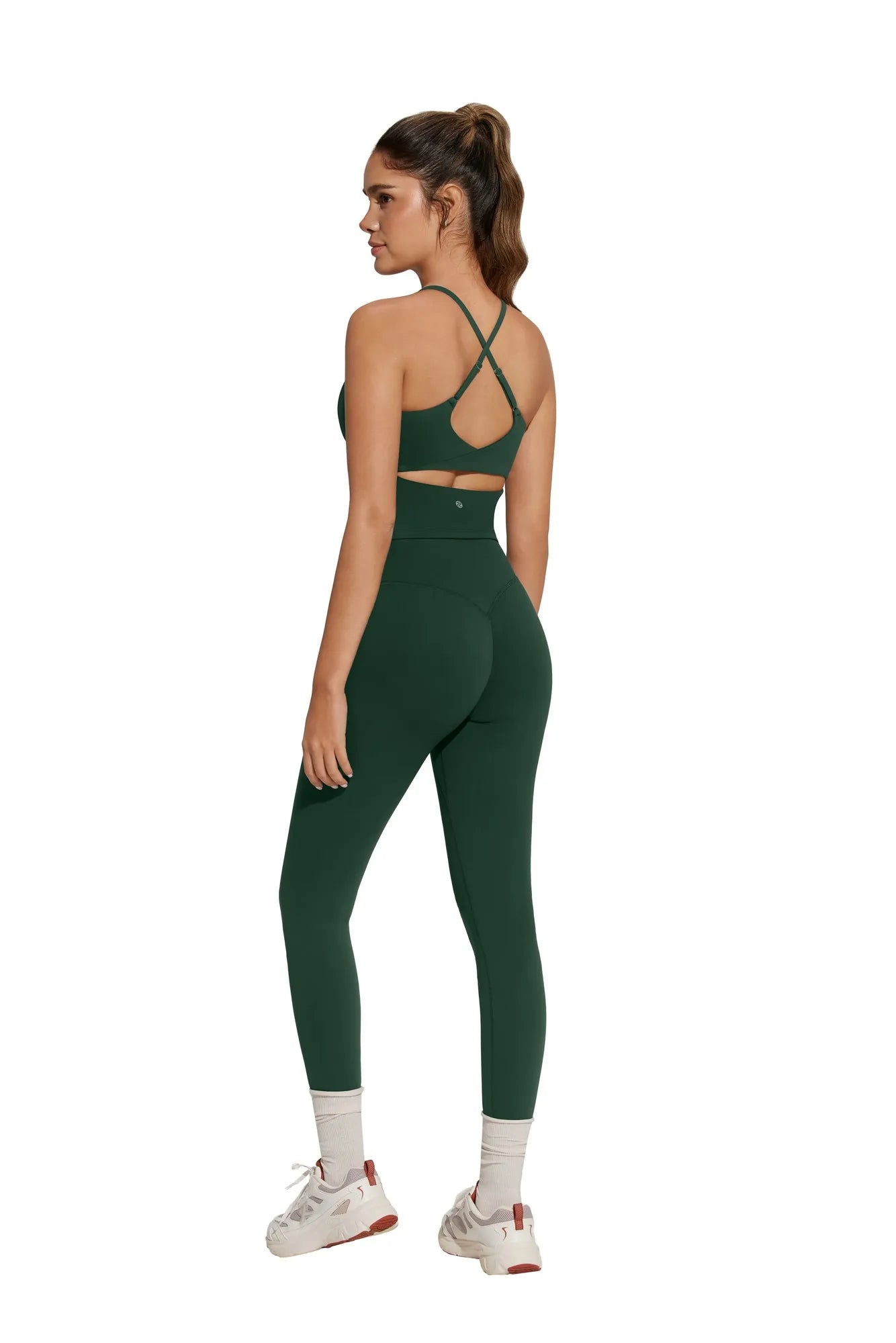 Twist Back Leggings Workout Sets-SUUKSESS-SUUKSESS