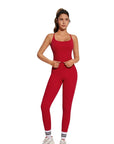 Twist Back Leggings Workout Sets-SUUKSESS-SUUKSESS