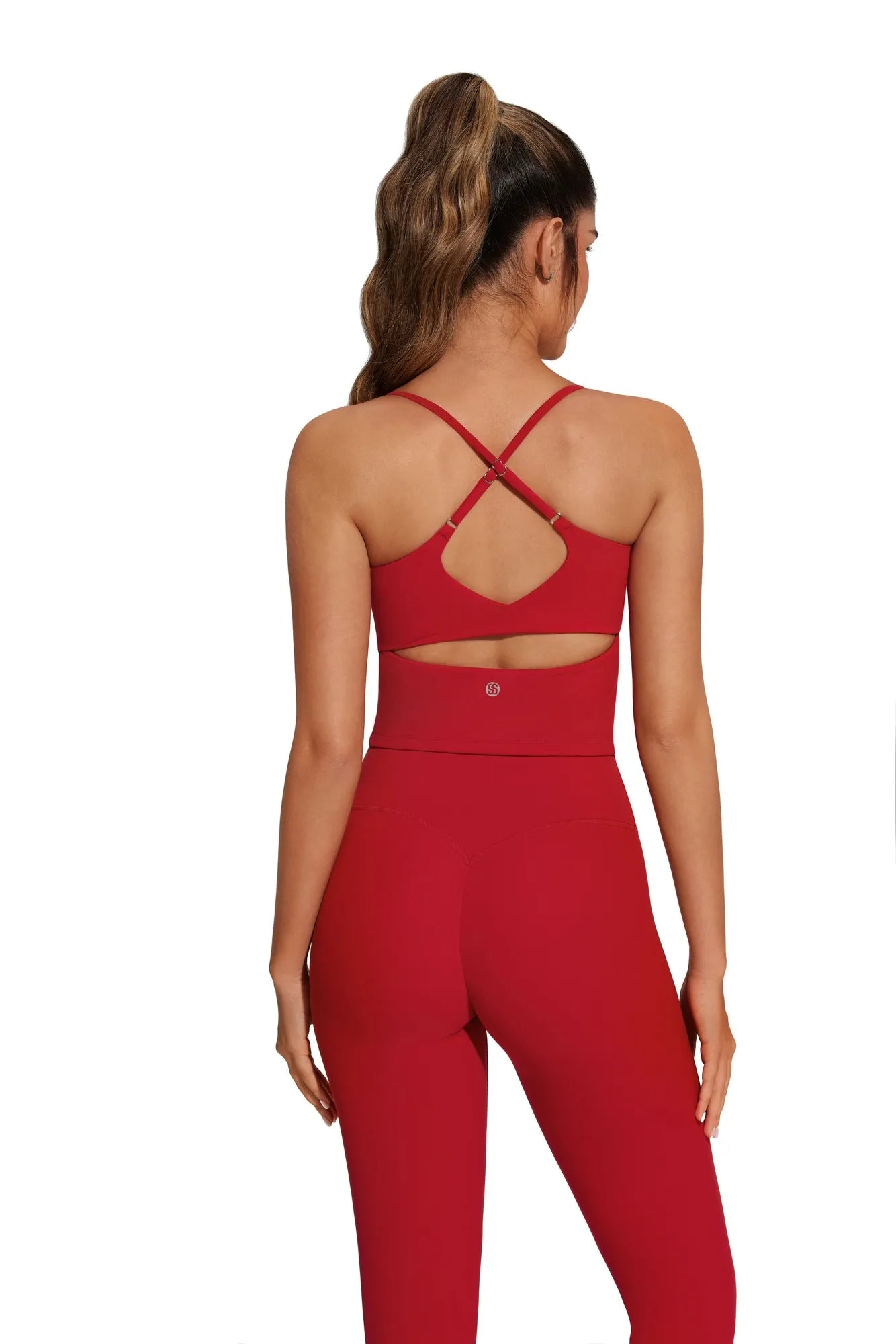Twist Back Leggings Workout Sets-SUUKSESS-SUUKSESS